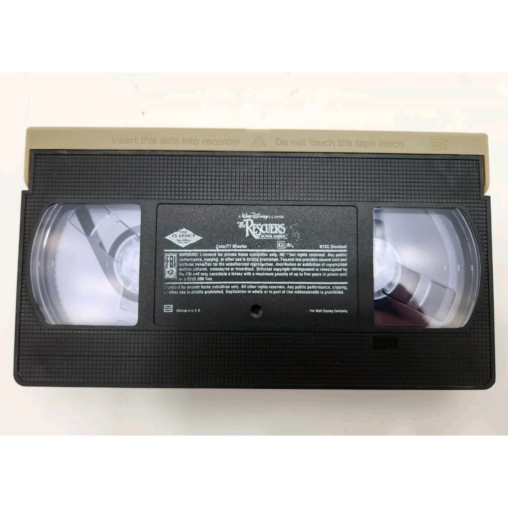 The Rescuers‎ Down Under Disney VHS Black Diamond Edition - Picture 9 of 9